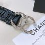 Chanel Elastic Leather Belt 3.0cm