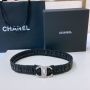 Chanel Elastic Leather Belt 3.0cm