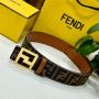 Fendi FF Leather Belt 3.8cm